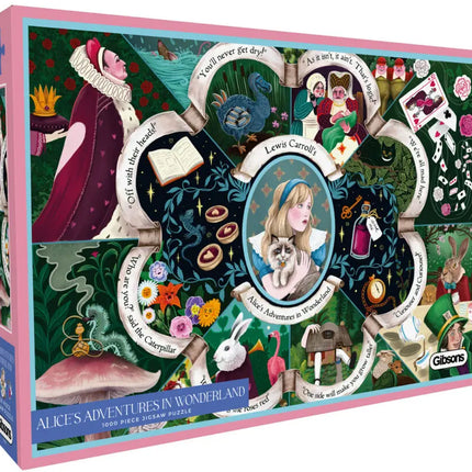 Gibsons Alice's Adventures in Wonderland Puzzel 1000 Stukjes