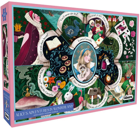 Gibsons Alice's Adventures in Wonderland Puzzel 1000 Stukjes