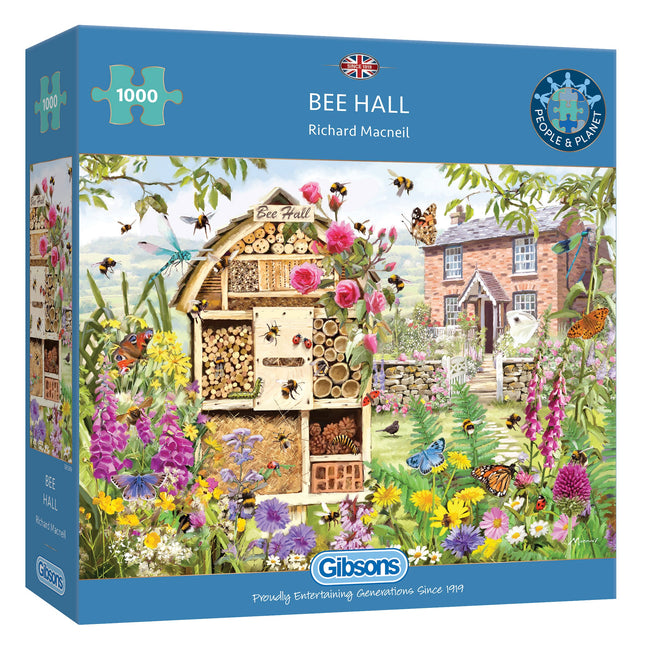 Gibsons Bee Hall Puzzel 1000 Stukjes