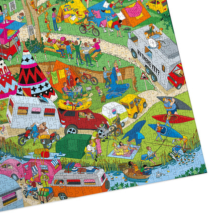 Gibsons Campsite Capers Puzzel 1000 Stukjes