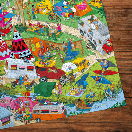 Gibsons Campsite Capers Puzzel 1000 Stukjes