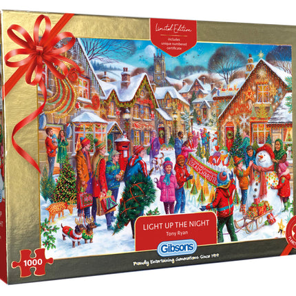 Gibsons Christmas Limited Edition – Light Up The Night Puzzel 1000 Stukjes