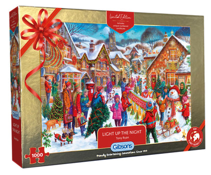 Gibsons Christmas Limited Edition – Light Up The Night Puzzel 1000 Stukjes