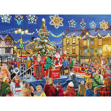 Gibsons Christmas Switch On Puzzel 1000 Stukjes