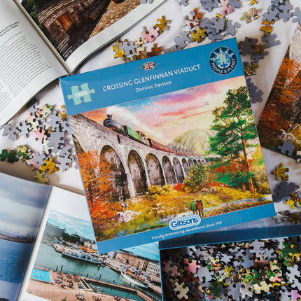 Gibsons Crossing Glenfinnan Viaduct Puzzel 1000 Stukjes