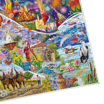 Gibsons Elemental Puzzel 1000 Stukjes