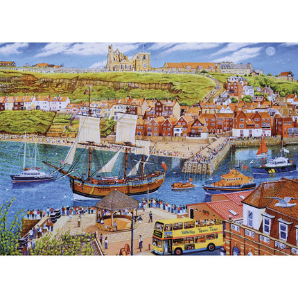 Gibsons Endeavour, Whitby Puzzel 1000 Stukjes