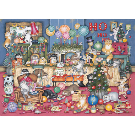Gibsons Feline Festivities Puzzel 1000 Stukjes