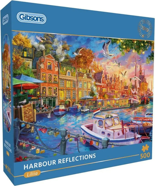Gibsons Harbour Reflections Puzzel 500 Stukjes