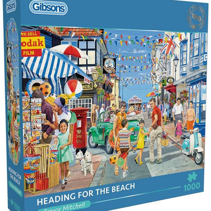 Gibsons Heading for the Beach Puzzel 1000 Stukjes