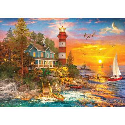 Gibsons Lighthouse Island Puzzel 500 Stukjes