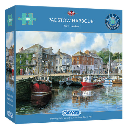 Gibsons Padstow Harbour Puzzel 1000 Stukjes