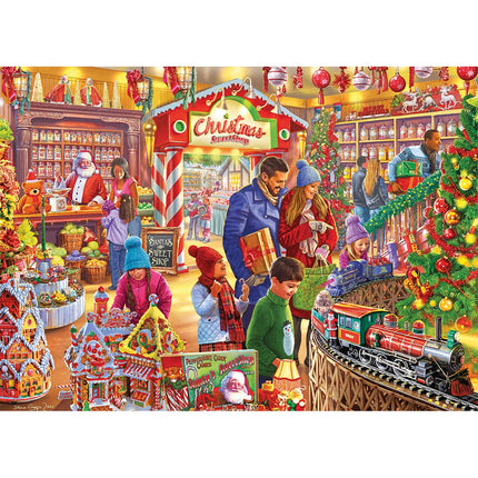 Gibsons Santa's Sweetshop Puzzel 1000 Stukjes