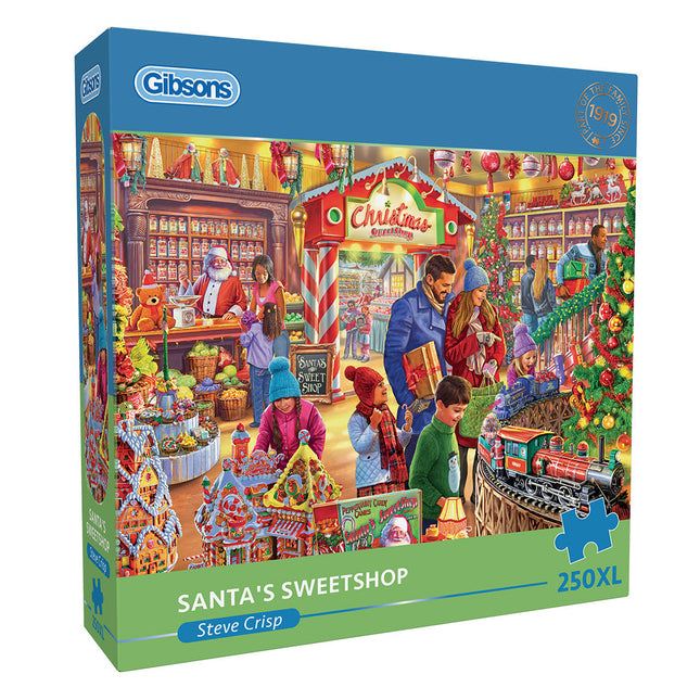 Gibsons Santa’s Sweetshop Puzzel 250XL Stukjes