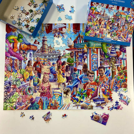 Gibsons Seaside Souvenirs Puzzel 1000 Stukjes