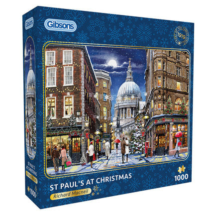 Gibsons St Paul’s at Christmas Puzzel 1000 Stukjes