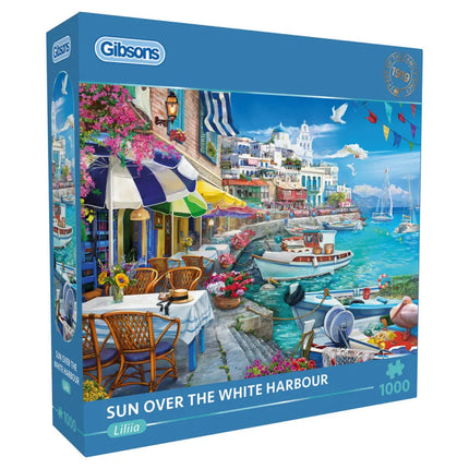 Gibsons Sun Over the White Harbour Puzzel 1000 Stukjes