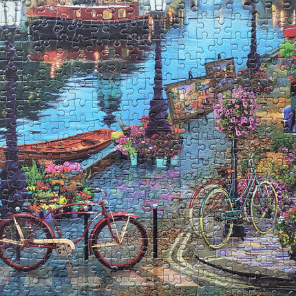 Gibsons Sunset on the Seine Puzzel 1000 Stukjes