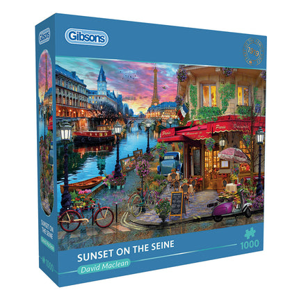 Gibsons Sunset on the Seine Puzzel 1000 Stukjes