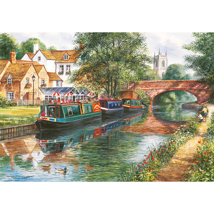 Gibsons Terry’s Waterways Puzzel 4x 500 Stukjes