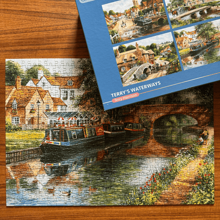 Gibsons Terry’s Waterways Puzzel 4x 500 Stukjes