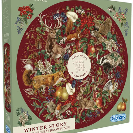 Gibsons The Art File: Winter Story Puzzel 500 Stukjes