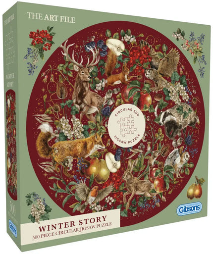 Gibsons The Art File: Winter Story Puzzel 500 Stukjes