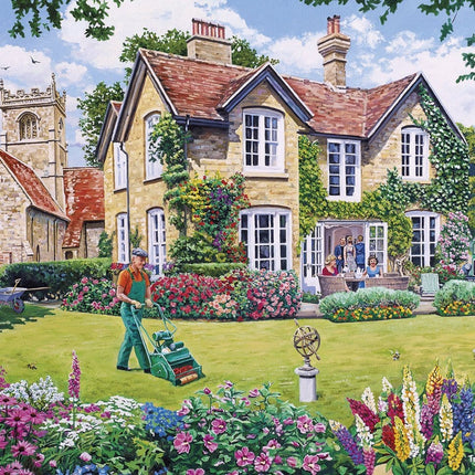 Gibsons The Gardener's Round Puzzel 4x 500 Stukjes