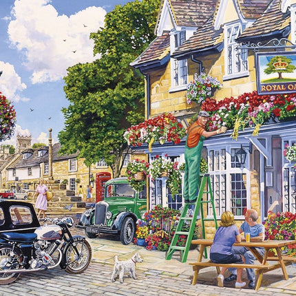 Gibsons The Gardener's Round Puzzel 4x 500 Stukjes