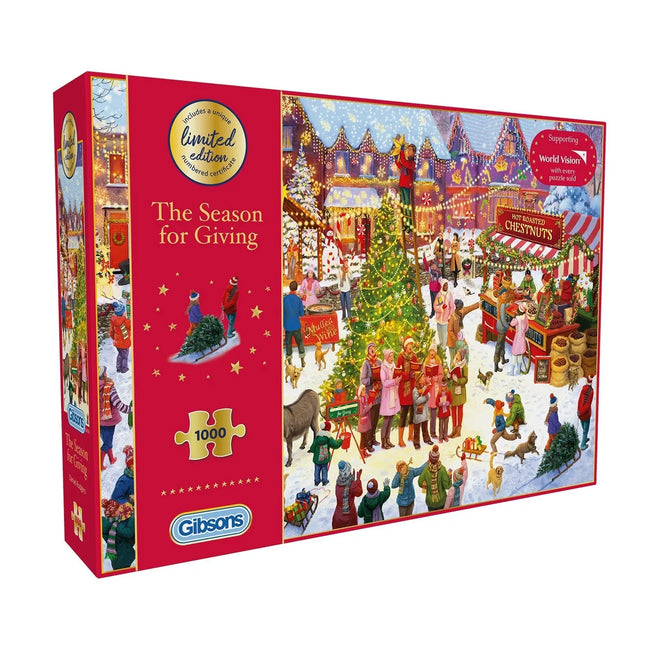 Gibsons The Season for Giving Puzzel 1000 Stukjes