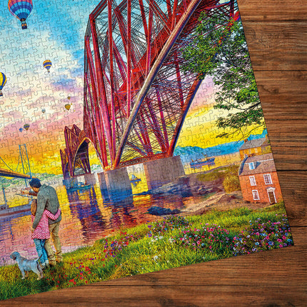 Gibsons Three Bridges Crossing Puzzel 1000 Stukjes