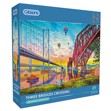 Gibsons Three Bridges Crossing Puzzel 1000 Stukjes