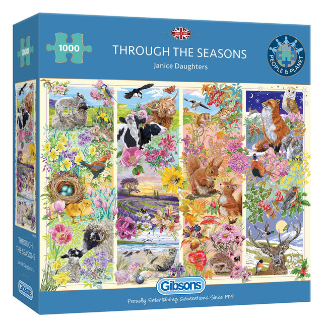 Gibsons Through the Seasons Puzzel 1000 Stukjes