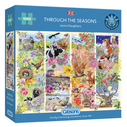 Gibsons Through the Seasons Puzzel 1000 Stukjes