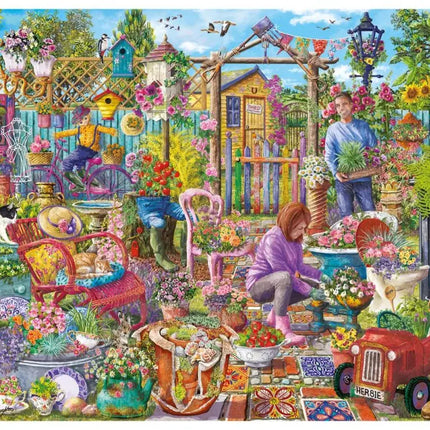 Gibsons Upcycled garden Puzzel 1000 Stukjes