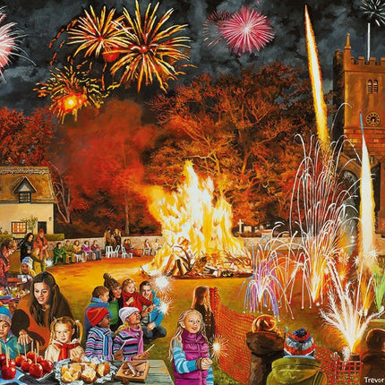 Gibsons Village Celebrations Puzzel 4x 500 Stukjes