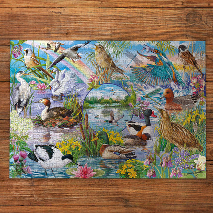 Gibsons Wings in the Wild Puzzel 4x 500 Stukjes
