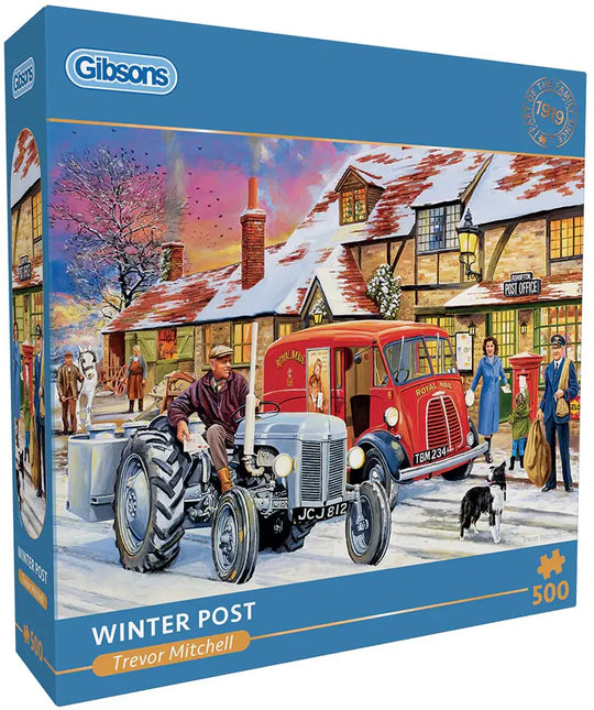Gibsons Winter Post Puzzel 500 Stukjes