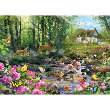Gibsons Woodland Glade Puzzel 1000 Stukjes