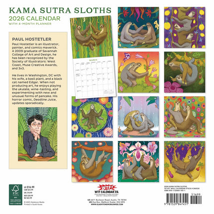 Gladstone Media Kama Sutra Luiaard Kalender 2026
