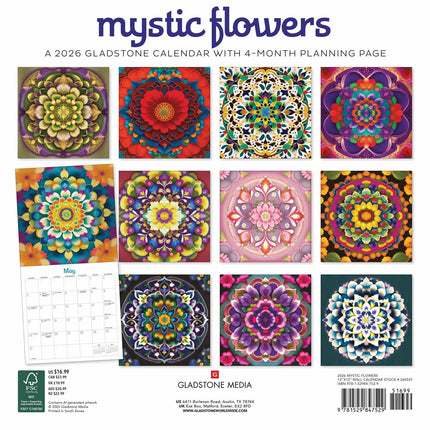 Gladstone Media Mystieke Bloemen Kalender 2026