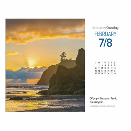 Gladstone Media National Parks Scheurkalender 2026 Boxed