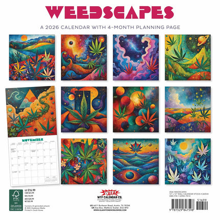 Gladstone Media Weedscapes Kalender 2026