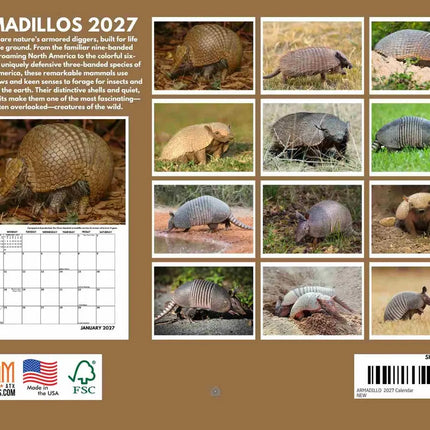 Gotham Armadillo Kalender 2027