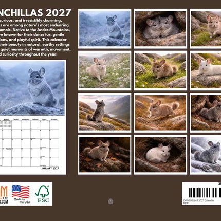 Gotham Chinchilla Kalender 2027