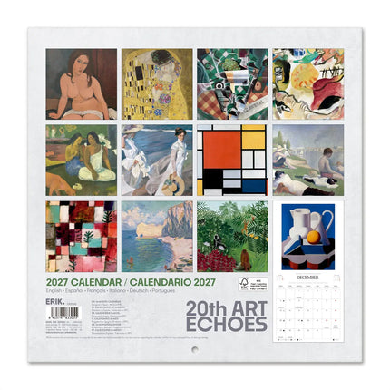 Grupo 20th Century Art Kalender 2027