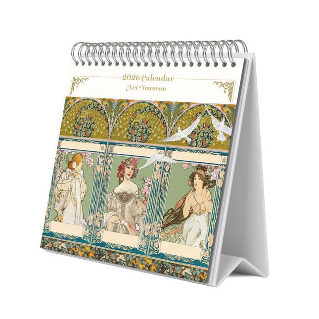 Grupo Art Nouveau Desk Kalender 2026