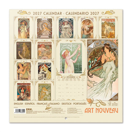 Grupo Art Nouveau Kalender 2027