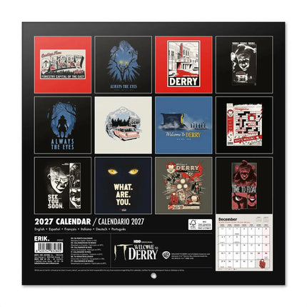 Grupo Classic Horror Movies Kalender 2027