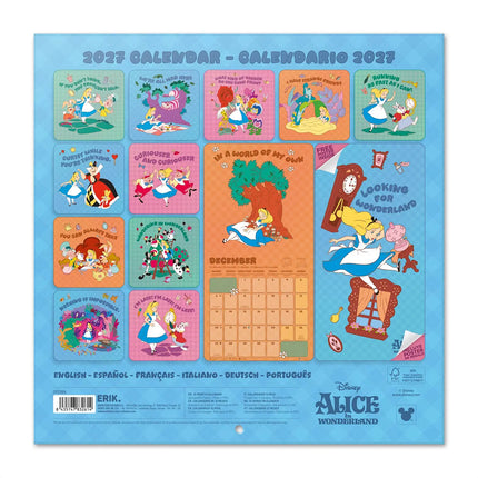 Grupo Disney Alice in Wonderland Kalender 2027